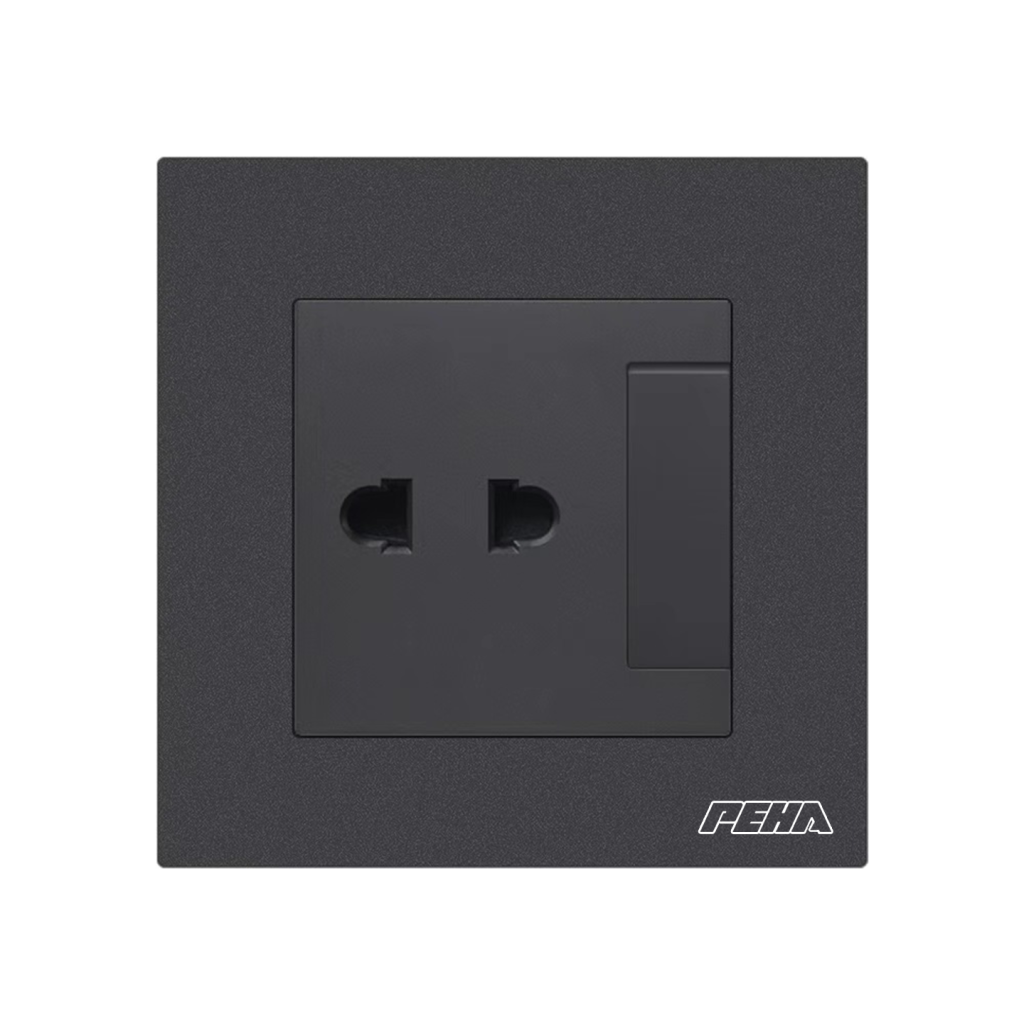 2 Sin Socket 2 Pin Socket With Switch - Nexus Electric
